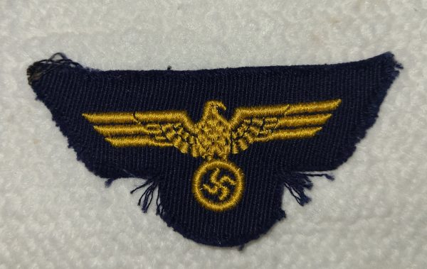 Kriegsmarine Hand Embroidered Cap Eagle