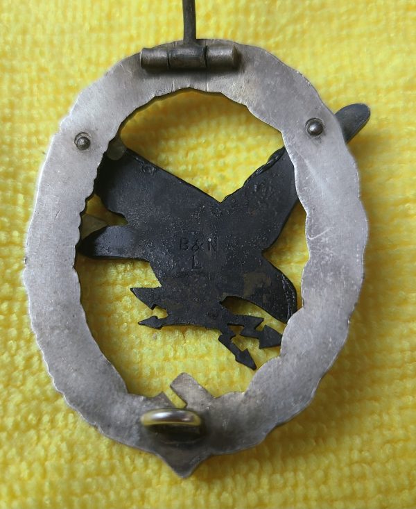 Germany, Luftwaffe. A Radio Operator And Air Gunner Badge By Berg & Nolte