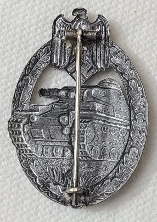 WWII Silver Panzer Assault Badge by F. W. Assmann & Söhne - Image 12