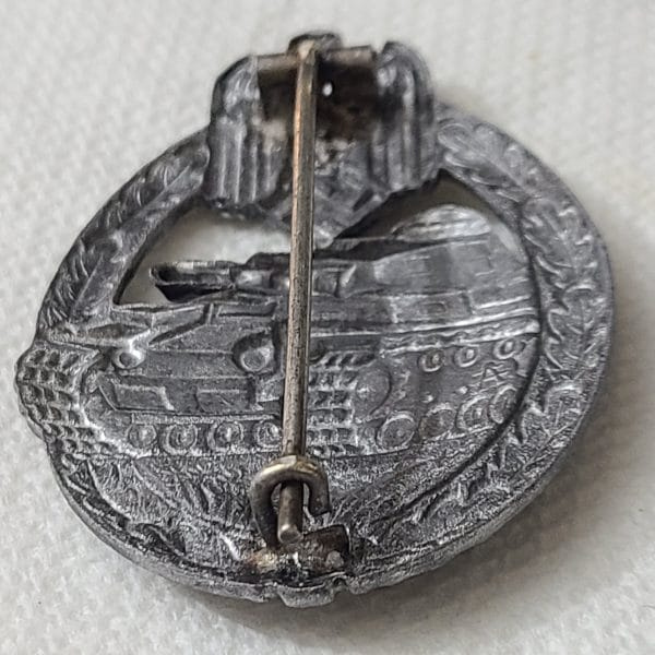 WWII Silver Panzer Assault Badge by F. W. Assmann & Söhne - Image 10