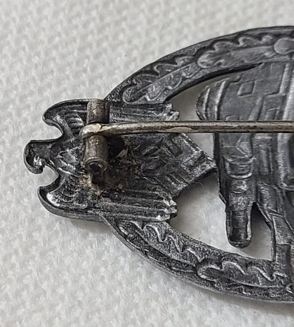 WWII Silver Panzer Assault Badge by F. W. Assmann & Söhne - Image 9