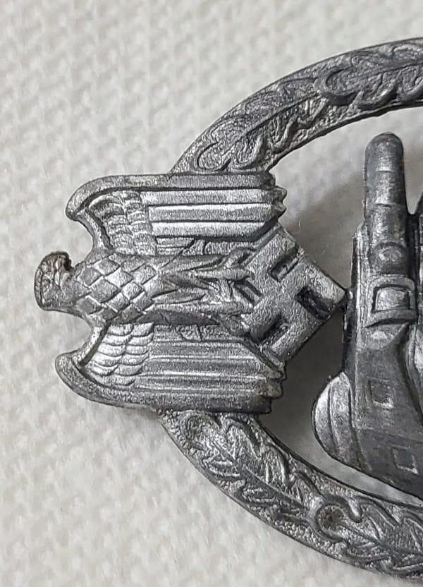WWII Silver Panzer Assault Badge by F. W. Assmann & Söhne - Image 8