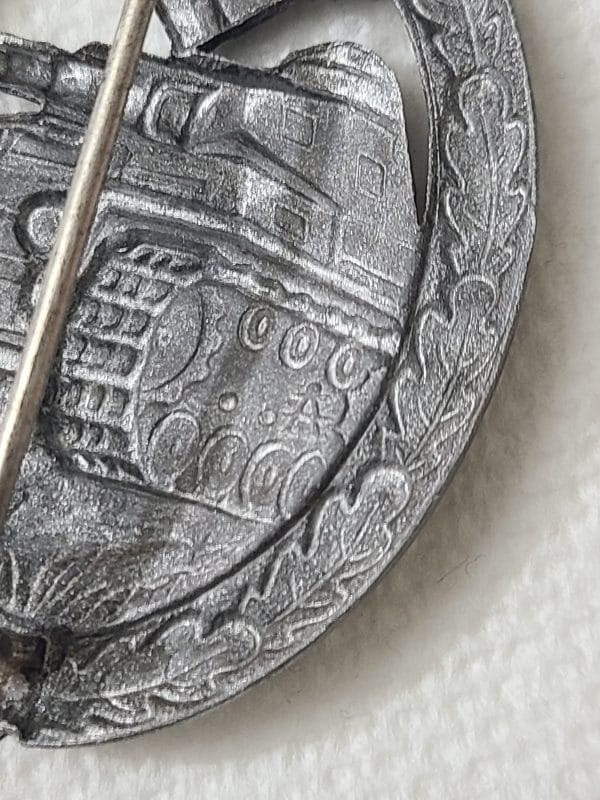 WWII Silver Panzer Assault Badge by F. W. Assmann & Söhne - Image 5