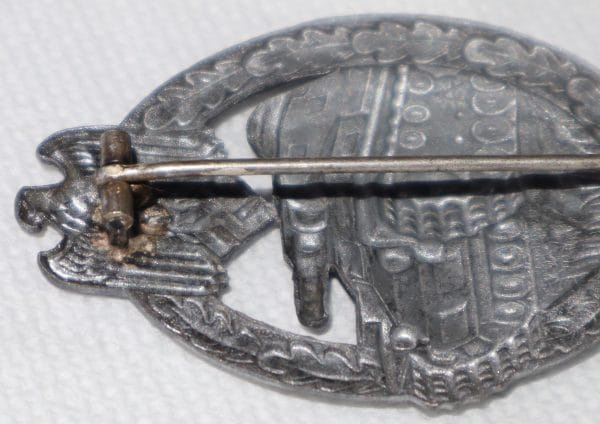 WWII Silver Panzer Assault Badge by F. W. Assmann & Söhne - Image 2