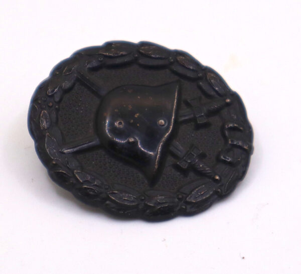 WWI Deluxe Black Wound Badge, Three Piece Screwback Design D.R.G.M. - Image 9