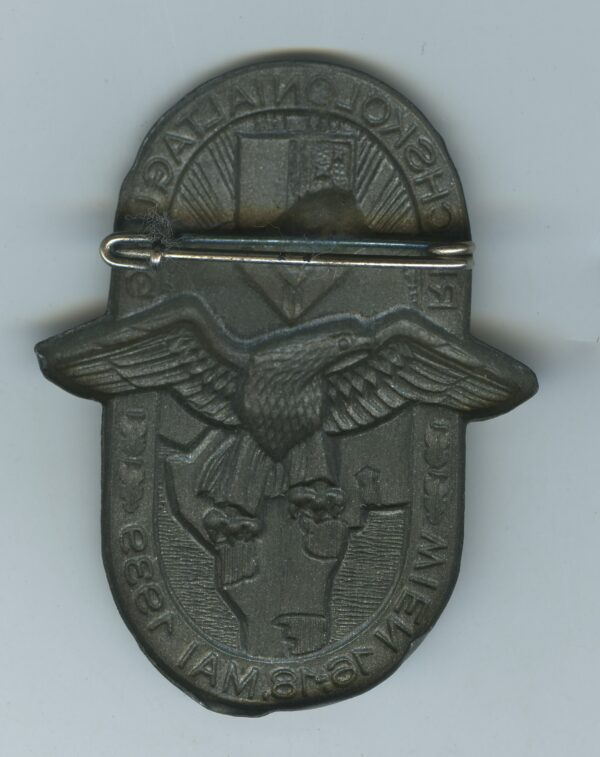 Scarce 1939 Austrian Made Nazi Tinnie for the Reichskolonialtagung in Vienna(Wien) - Image 3