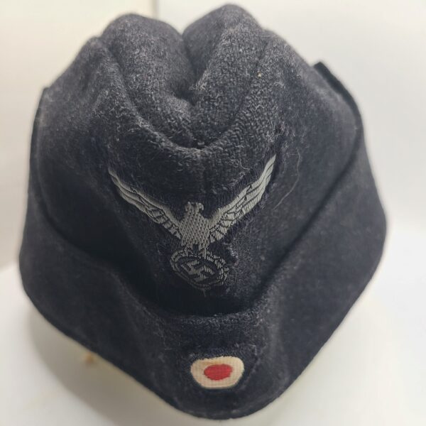 Original WWII German Army Black M38 Panzer Overseas Cap