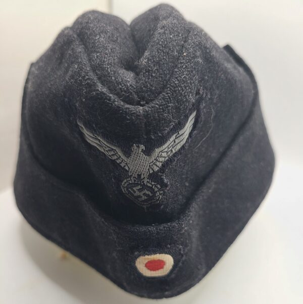 Original WWII German Army Black M38 Panzer Overseas Cap