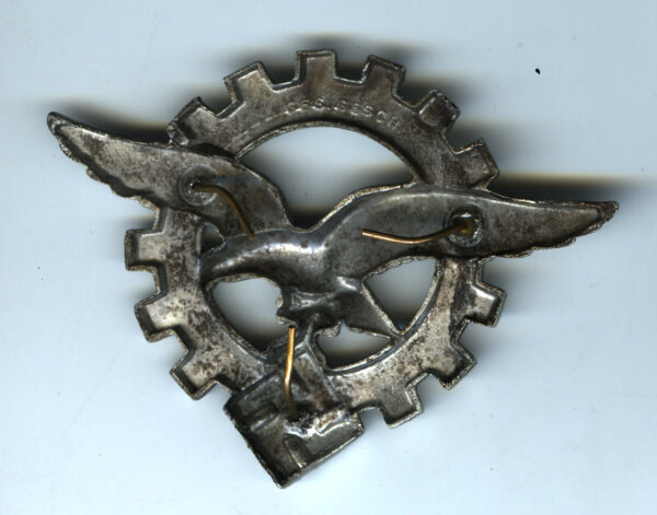 Luftwaffe Civilian Technician Breast/Visor Badge - Image 3