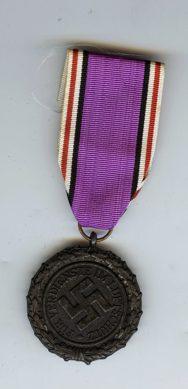 Original Luftschutz Service Medal Dated 1938