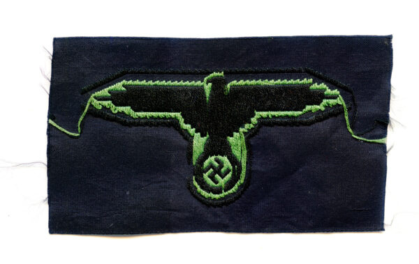 Green Waffen-SS BeVo Camouflage Cap Eagle - Image 2